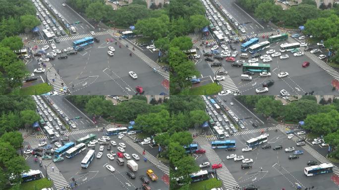 城市交通高峰和堵车迅速恢复