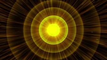 金色佛光普照光晕视频素材