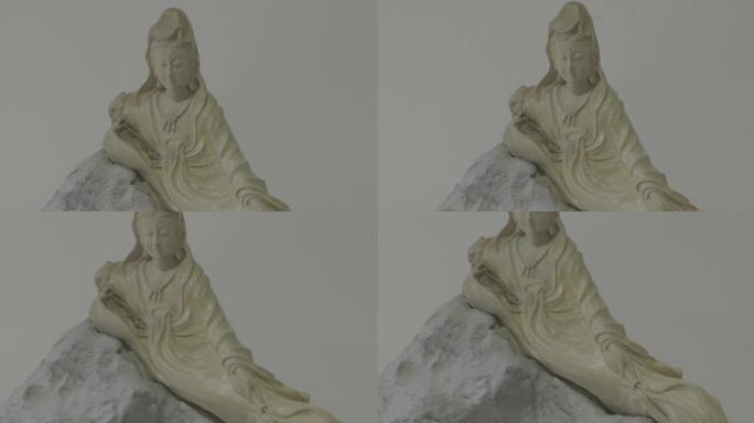 木雕木刻菩萨石头底坐