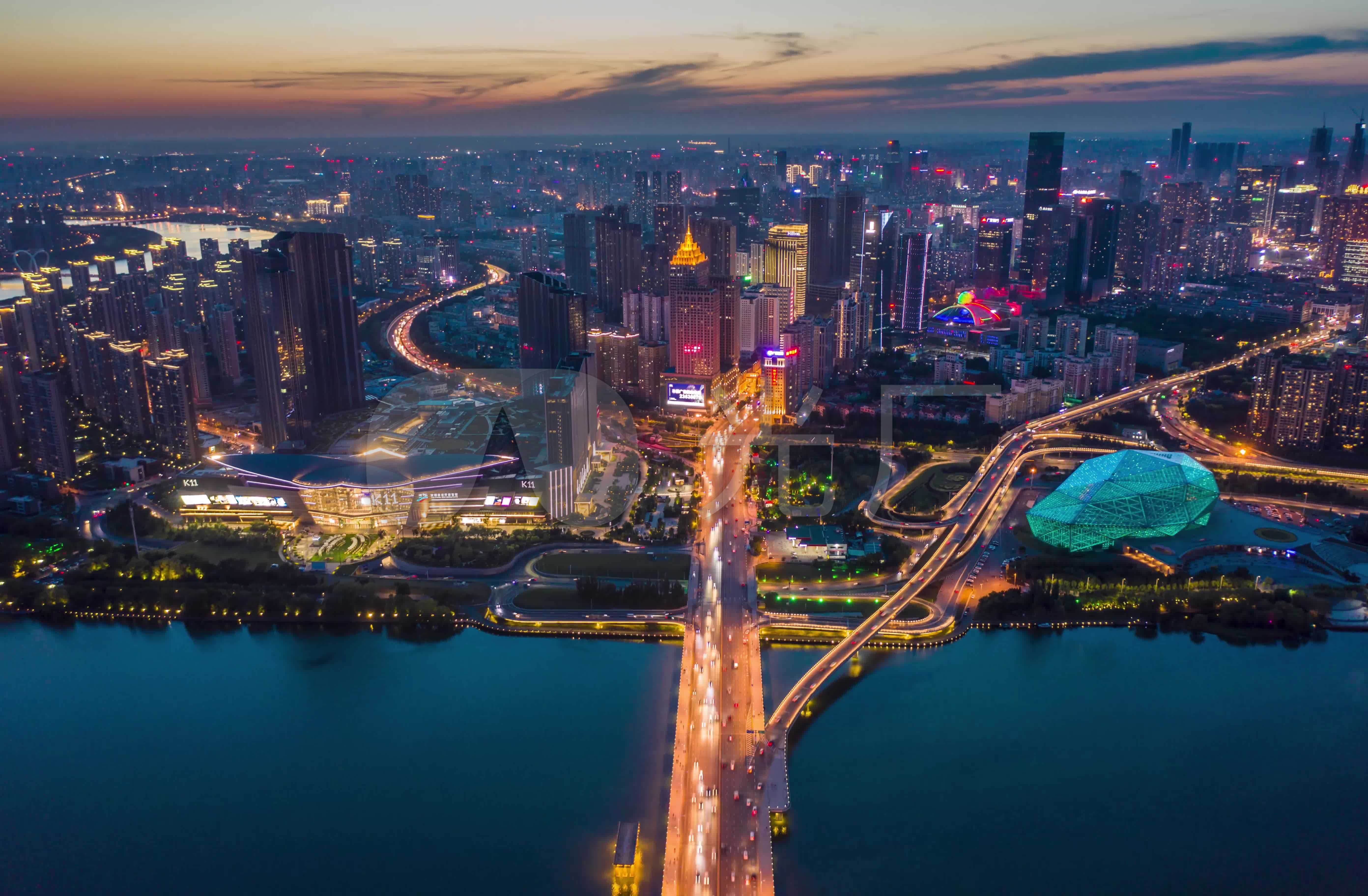 沈阳浑河桥青年大街夜景航拍延时摄影_5568X3648_高清视频素材下载(编号:4712742)_实拍视频_光厂(VJ师网) www ...