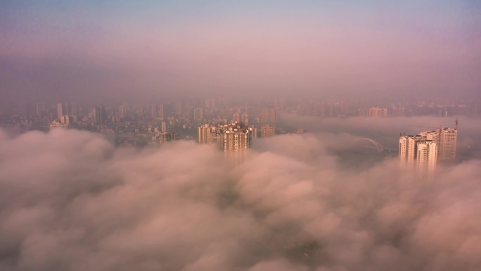 衡阳市区平流雾