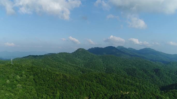 山里蓝天白云延时