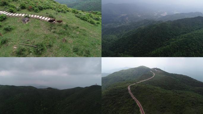 4K60帧航拍石城八卦脑高山风景