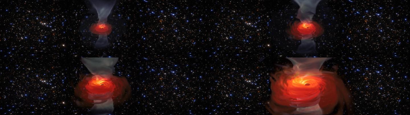 宇宙太空星空黑洞超宽屏4K