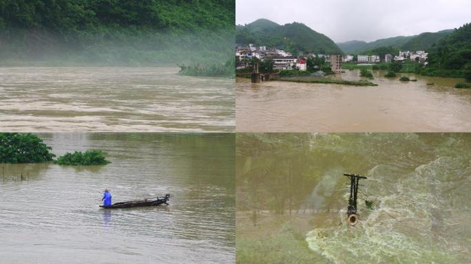 水灾素材