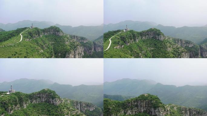 山东青州仰天山夏季风光航拍