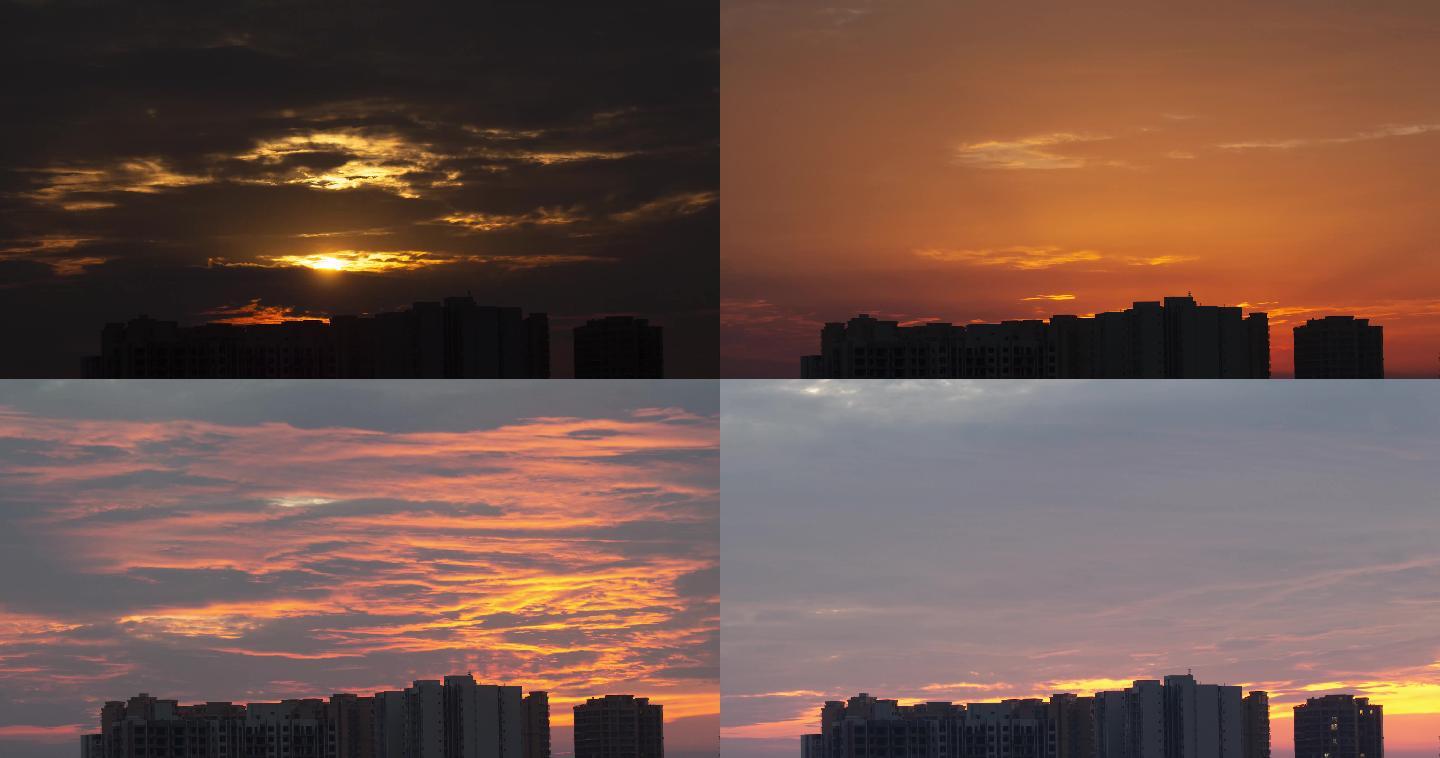 6.28延时摄影阳台上的夕阳