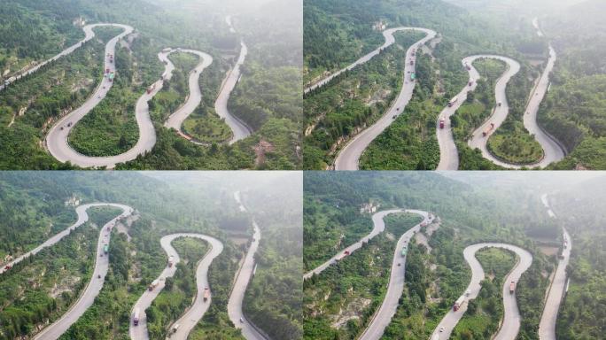 山东青州牛角岭盘山公路