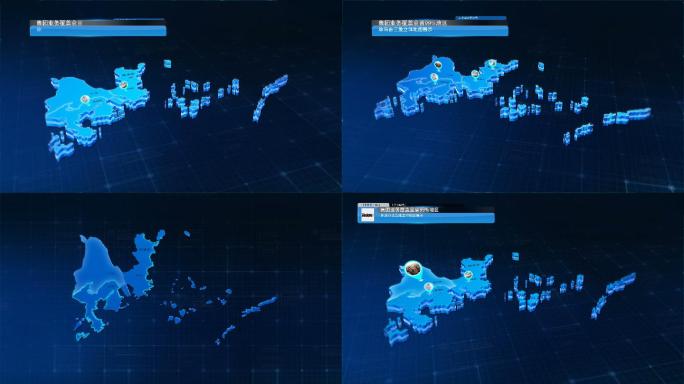 科技三维珠海地图区位展示