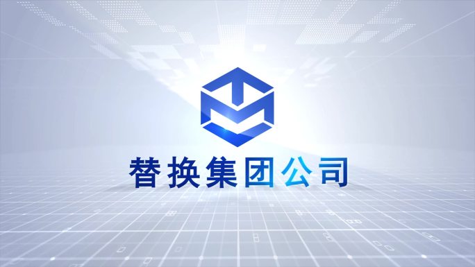 【两款】简洁科技感LOGO片头AE模板