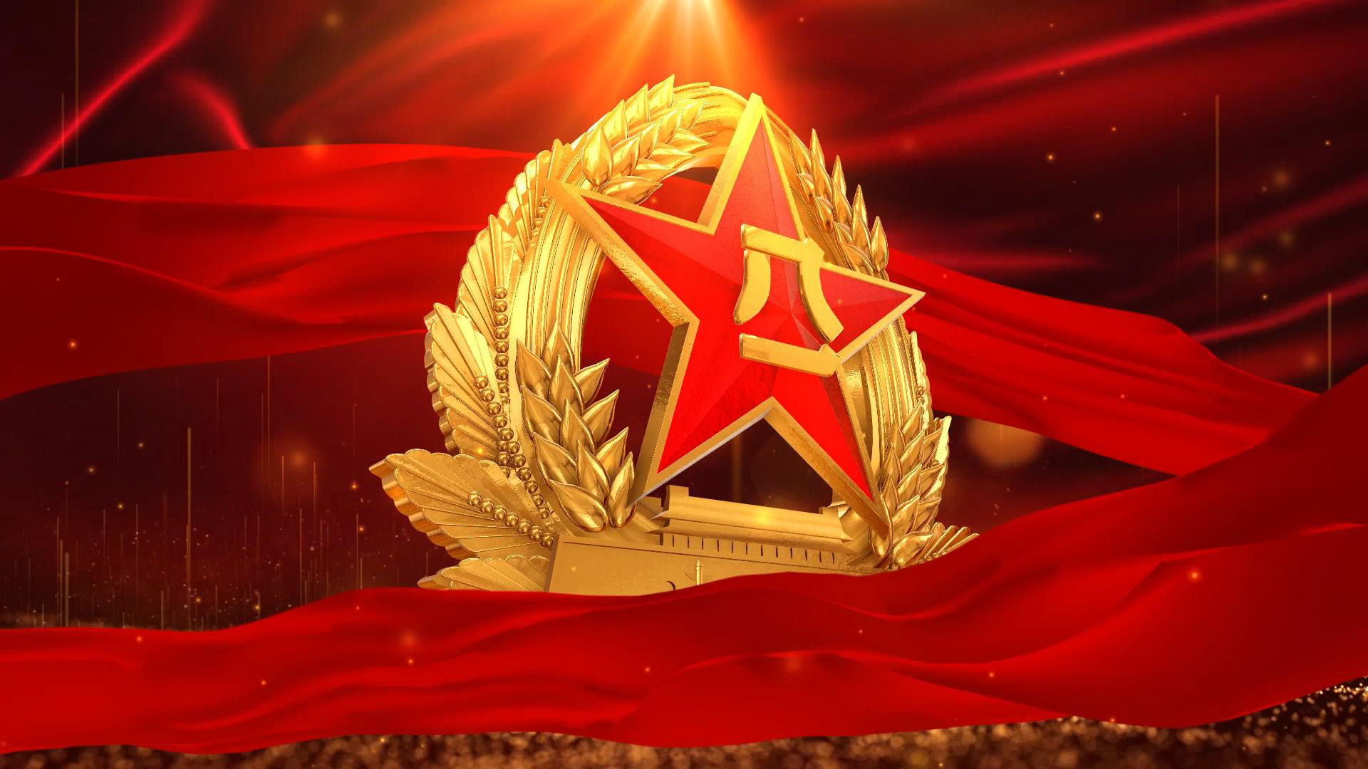 大气红色八一建军节片头_ae模板下载(编号:4723745)_ae模板_光厂(vj师