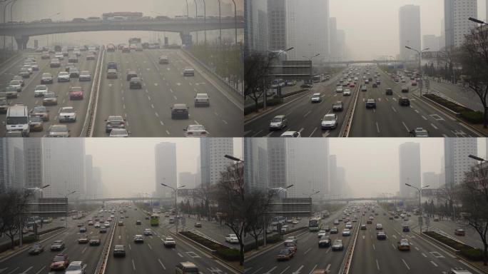 雾霾下的北京