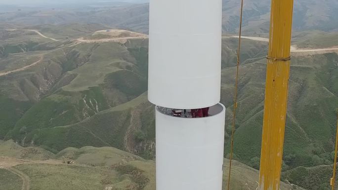 安装风力发电机