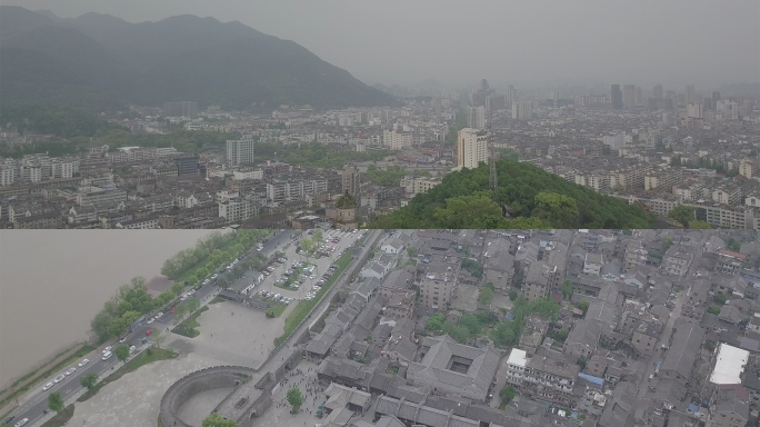 台州临海航拍_10条原始素材4k