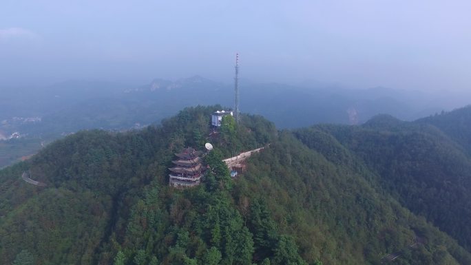 毕节市七星关区电视塔航拍