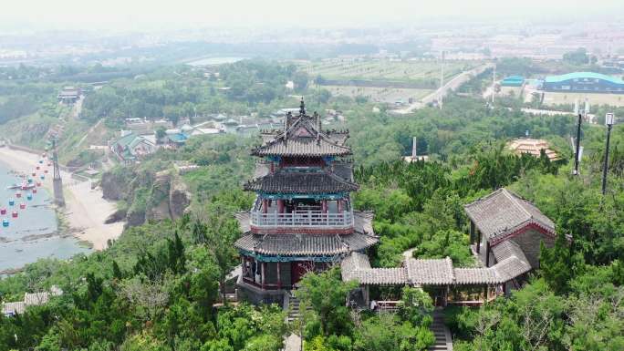 山东烟台蓬莱阁古建筑