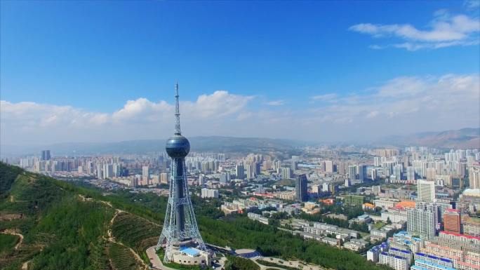 西宁市地标建筑航拍集锦-1080p