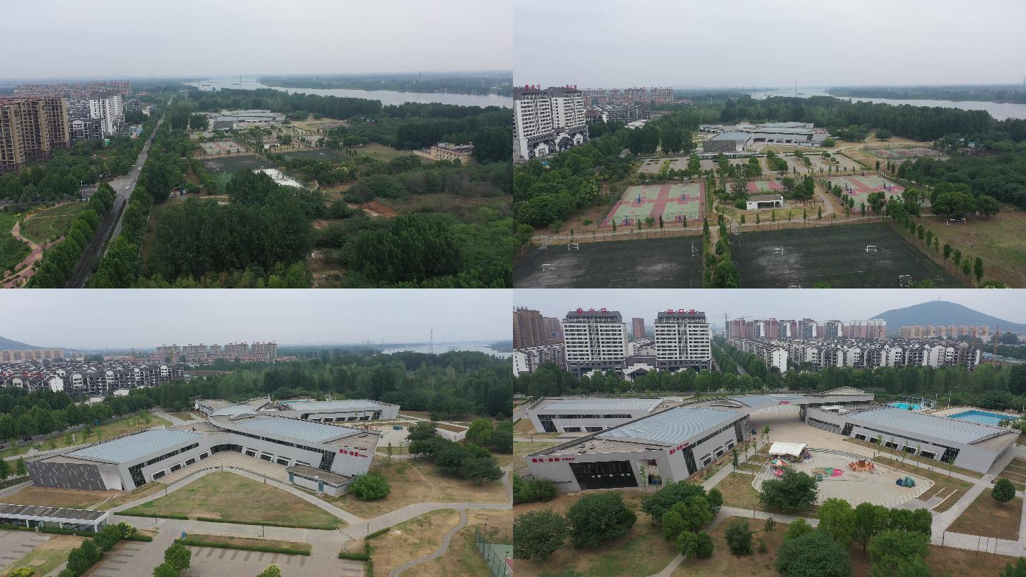 4K-原素材-南阳市李宁体育公园