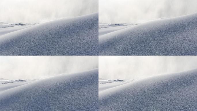 滑雪场造雪机造雪