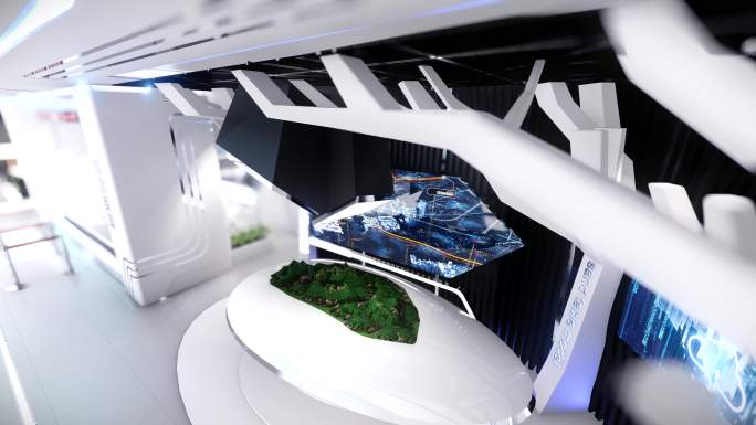 营业厅3D展厅科技馆建漫游房地产三维规划