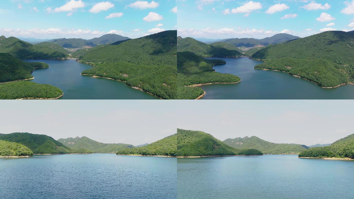 台湾高山茶园湖水