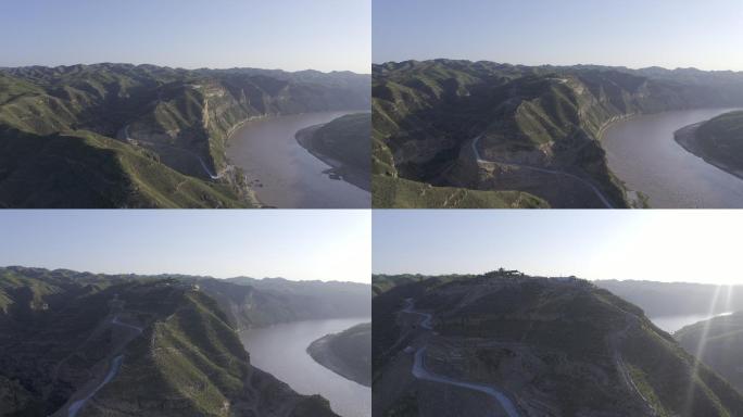 4K-原素材-黄河太极湾航拍4