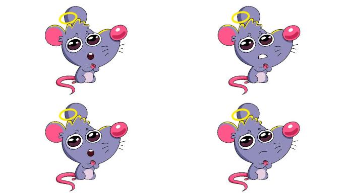 mg可爱的老鼠祈祷-alpha通道