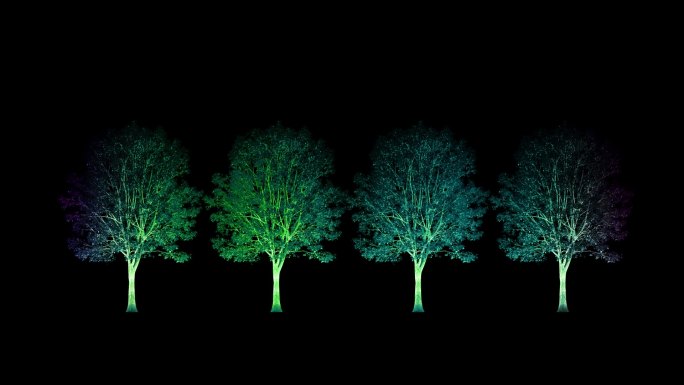 照树灯染色树投光树
