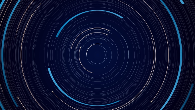 旋转线条星轨背景视频素材