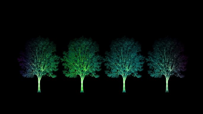照树灯染色树投光树带通道