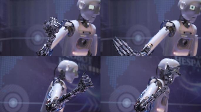 机器人机械手指动作人工智能