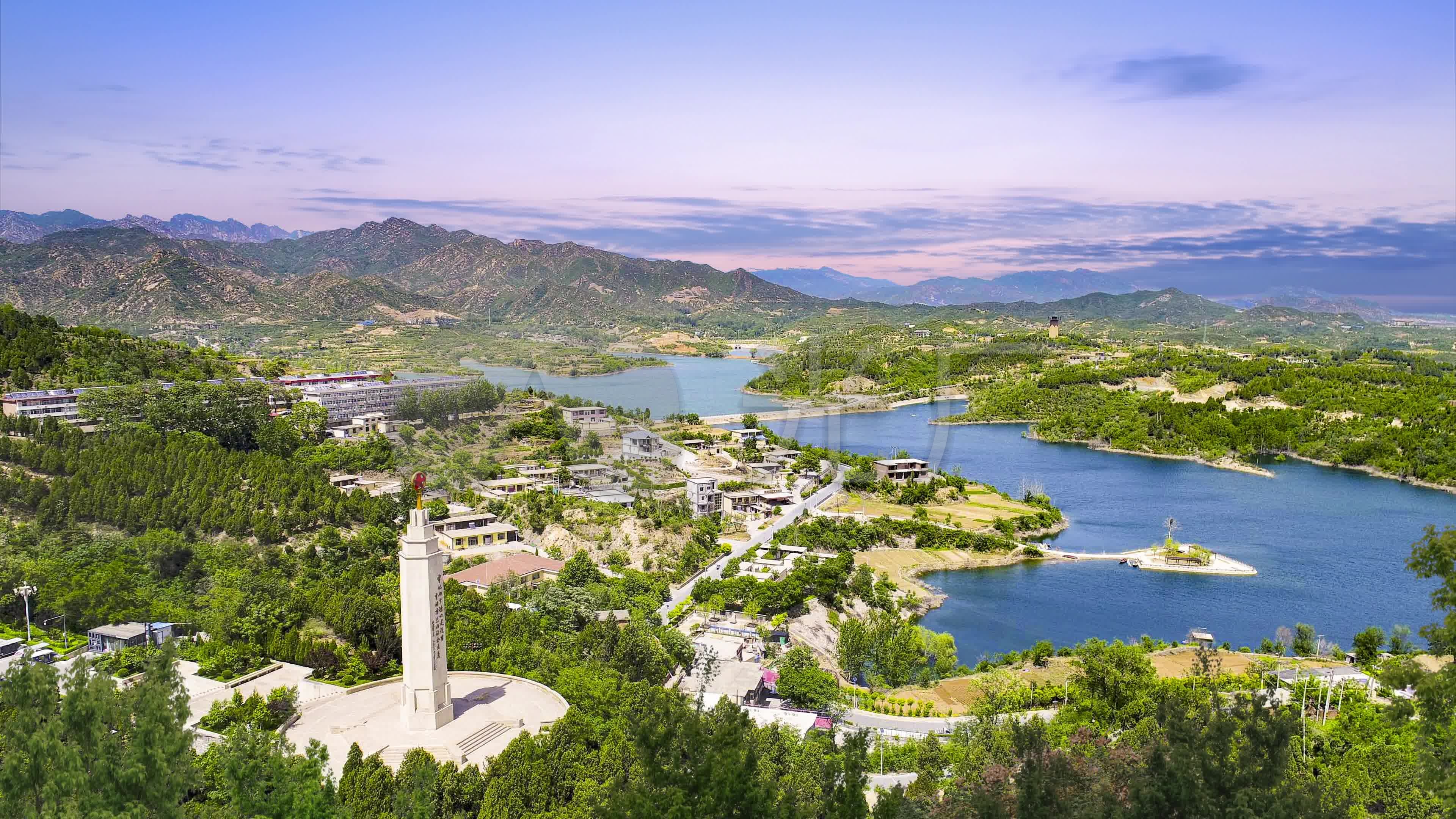 西柏坡革命根据地西柏坡风景革命老