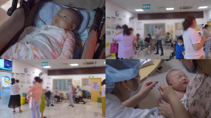 4K儿童预防接种-社区医院-医生打针