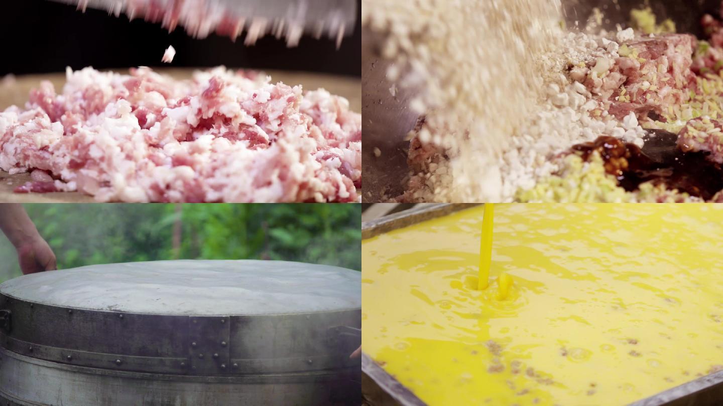 非遗美食黄焖肉制作流程2k高清实拍