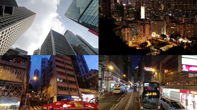 4K城市日景夜景摄影视频素材