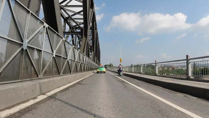 4K-原素材-襄阳汉江大桥铁路桥