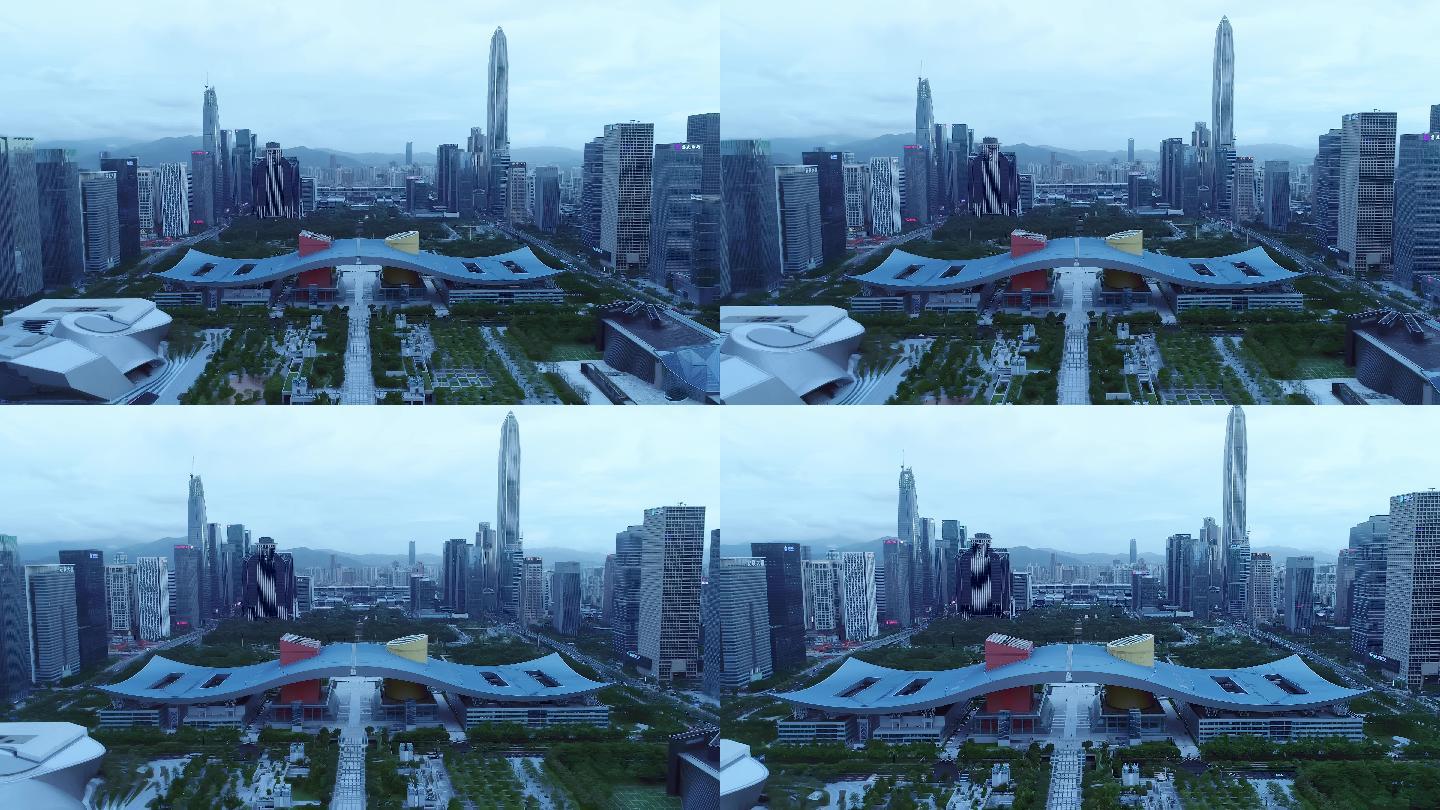 傍晚的深圳市民中心1