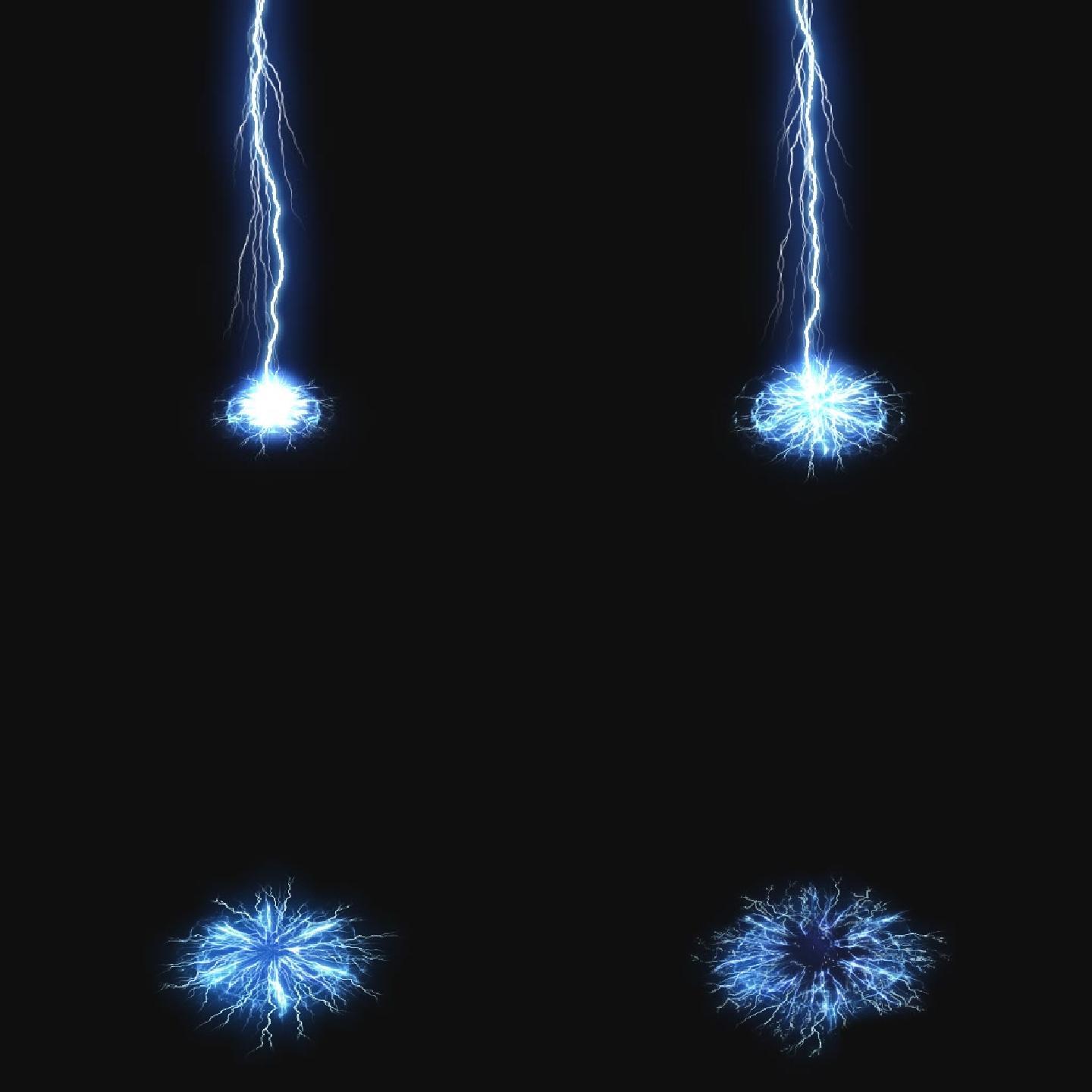 视频素材-262个科幻魔法能量电流雷电闪电特效动画 - CG资源云