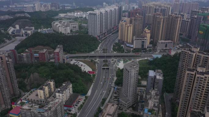 4K-原素材-十堰北京南路与上海路