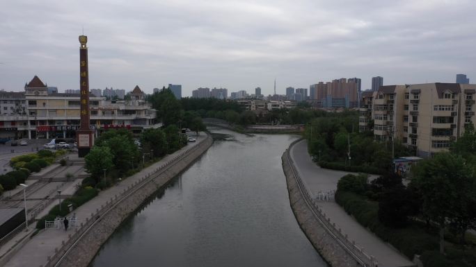 4K-原素材-邯郸滏阳河沁河