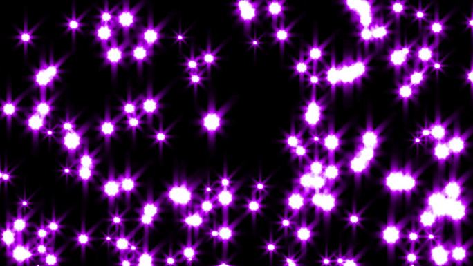 紫色闪烁粒子