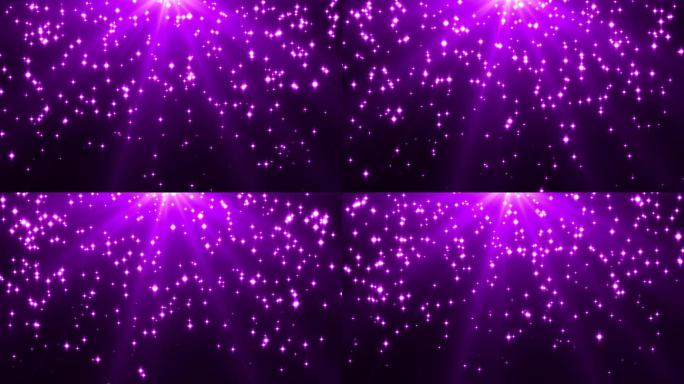 紫色闪烁粒子