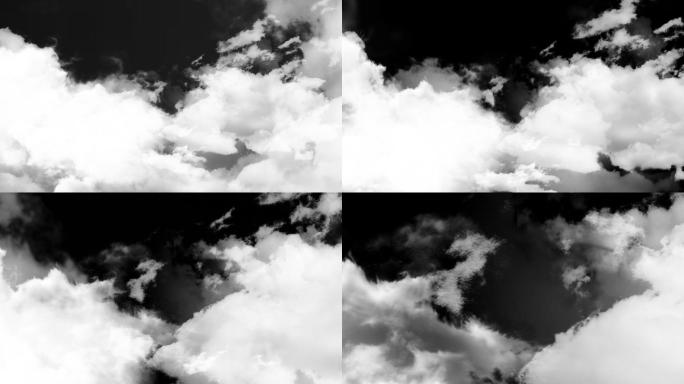 云层穿梭-视频素材