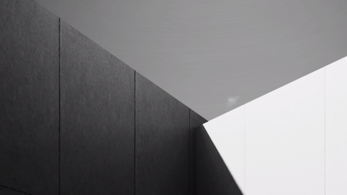 【原创】现代建筑黑白光影4K