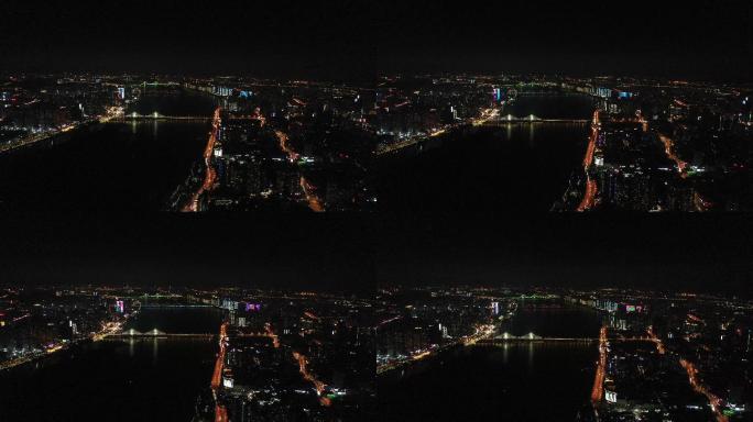 长沙城市夜景无滤镜
