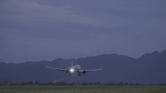 【原创1080P】（升格）海南航空降落全