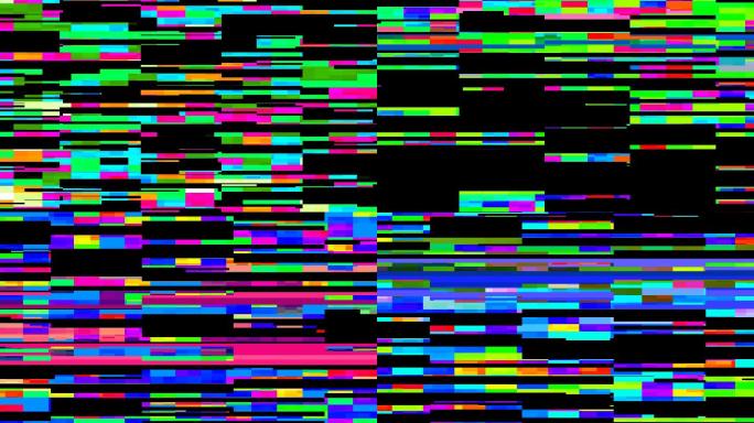 电视屏幕信号干扰蓝条屏幕-1
