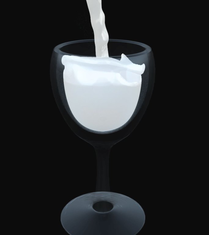 杯子中牛奶