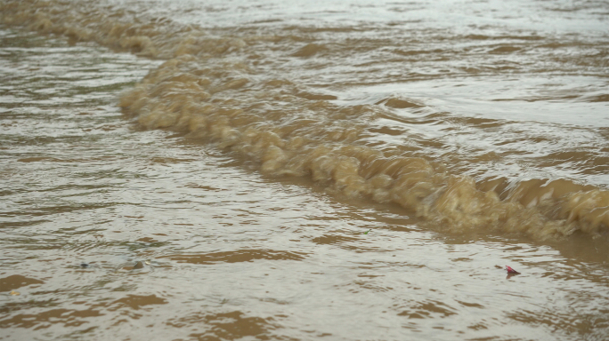 台风涨水