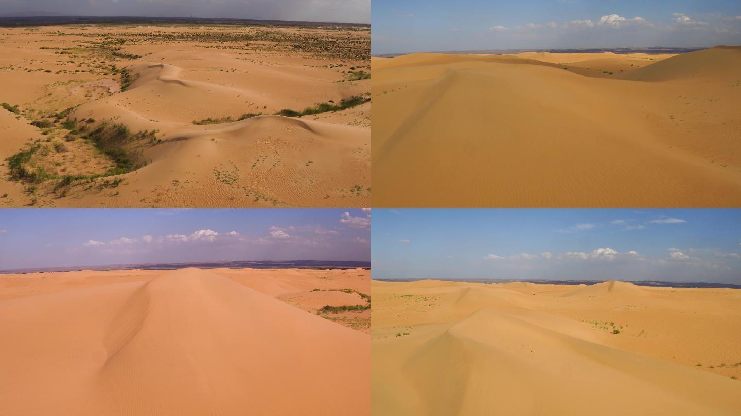 沙漠航拍4K大气壮观宣传片